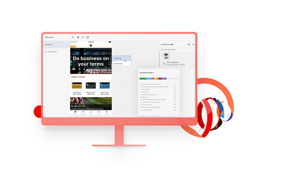 screenshot of Adobe Target